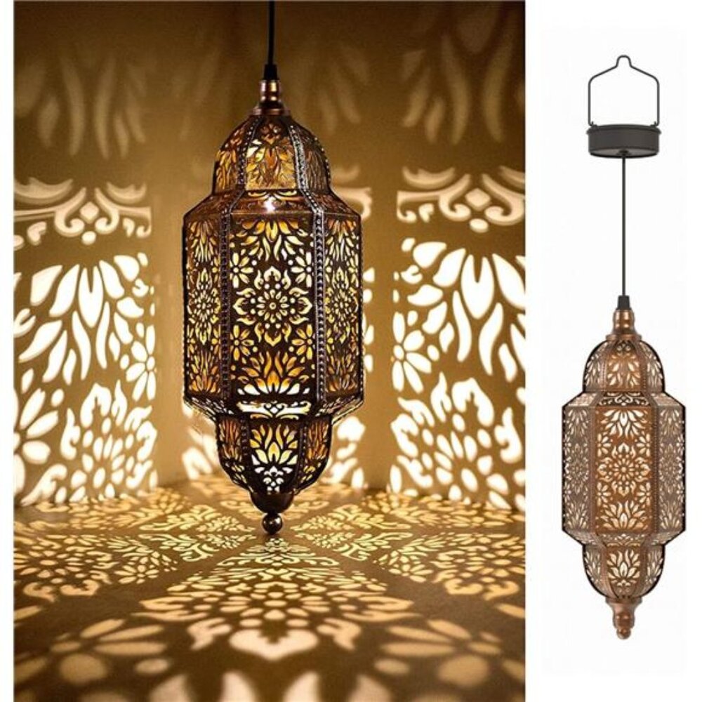 Hanging Solar Lights Outdoor Garden Decorative Solar Lantern Waterproof